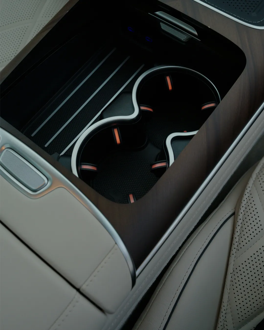 Rear three-quarter view emphasizing the sophisticated design language