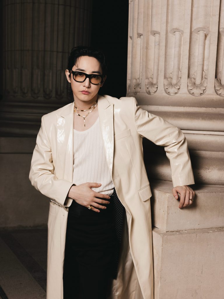 Luxury jewelry showcase highlighting the collection's luminous sophistication