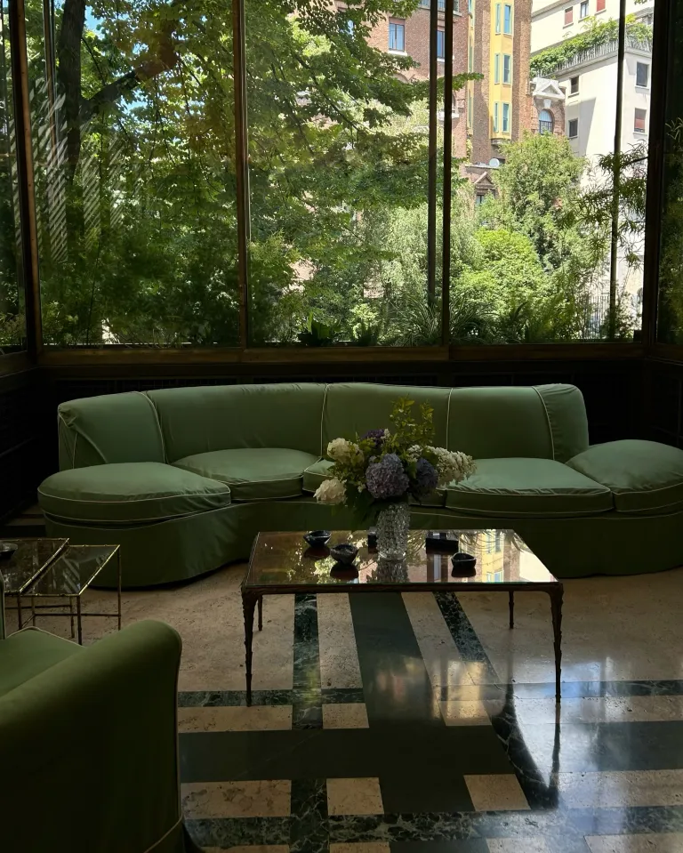 Villa Necchi Campiglio's elegant neoclassical facade in Milan's Quadrilatero del Silenzio
