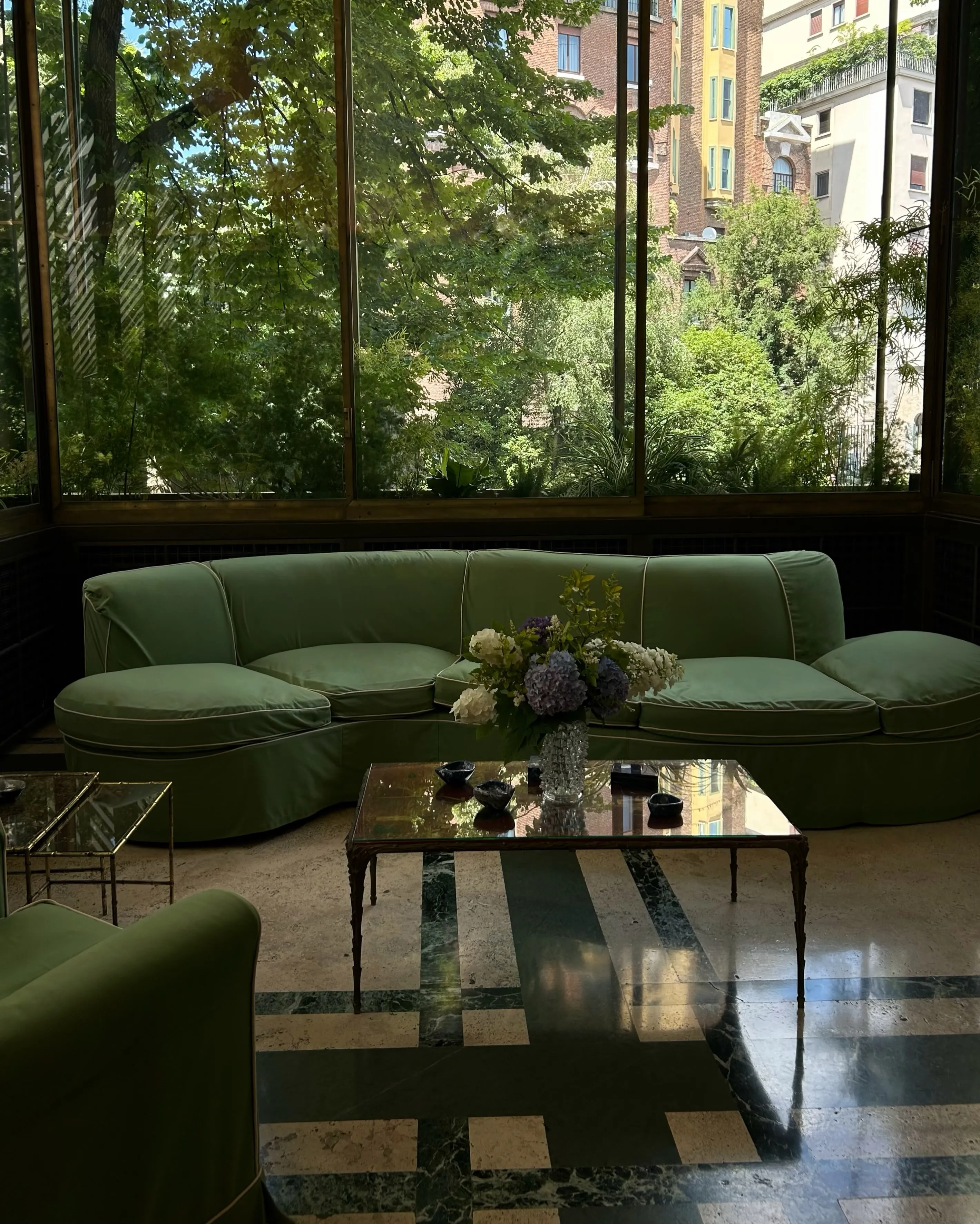 Villa Necchi Campiglio's elegant neoclassical facade in Milan's Quadrilatero del Silenzio