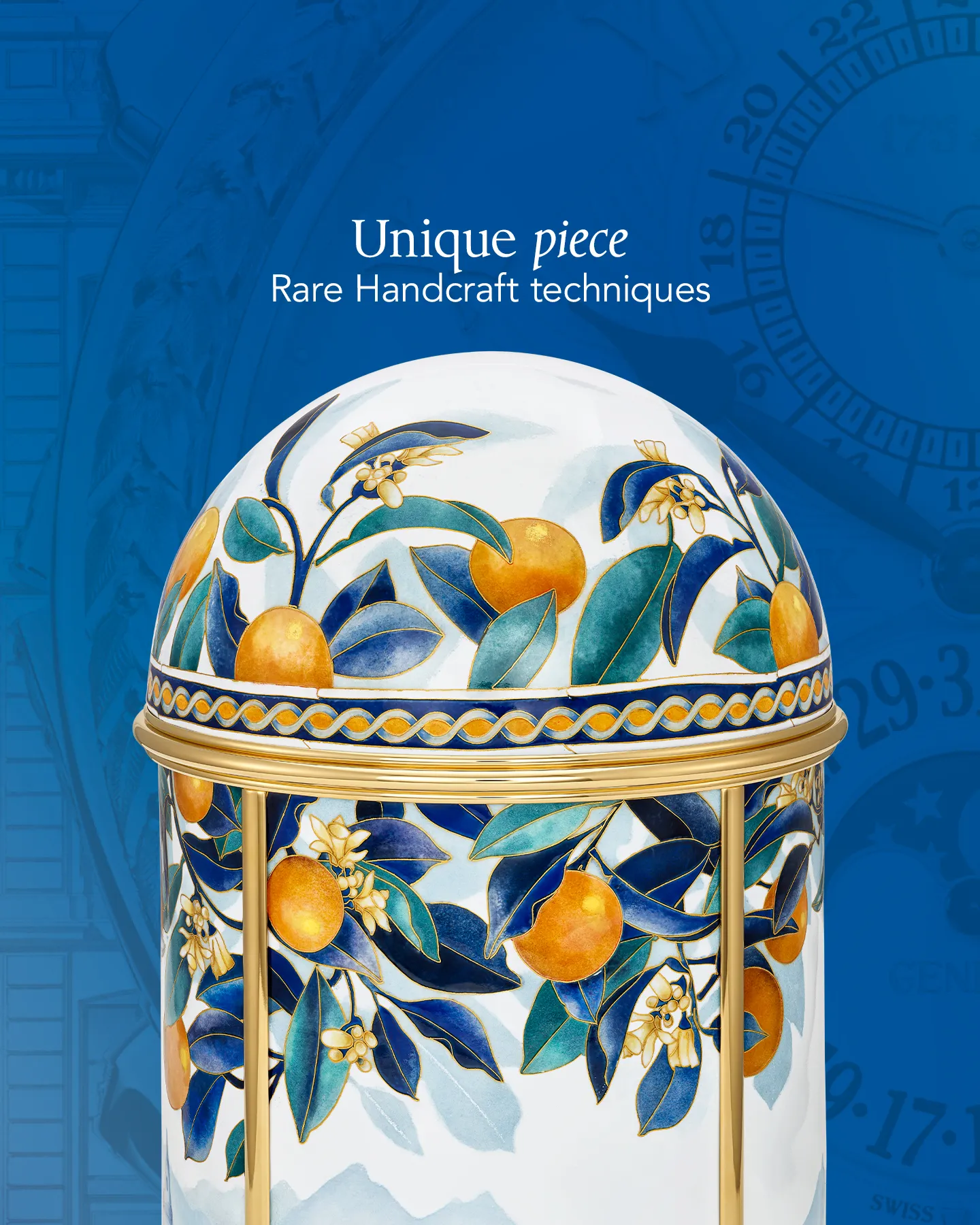 Miniature painting technique demonstration on enamelled plate for Patek Philippe Rare Handcrafts collection