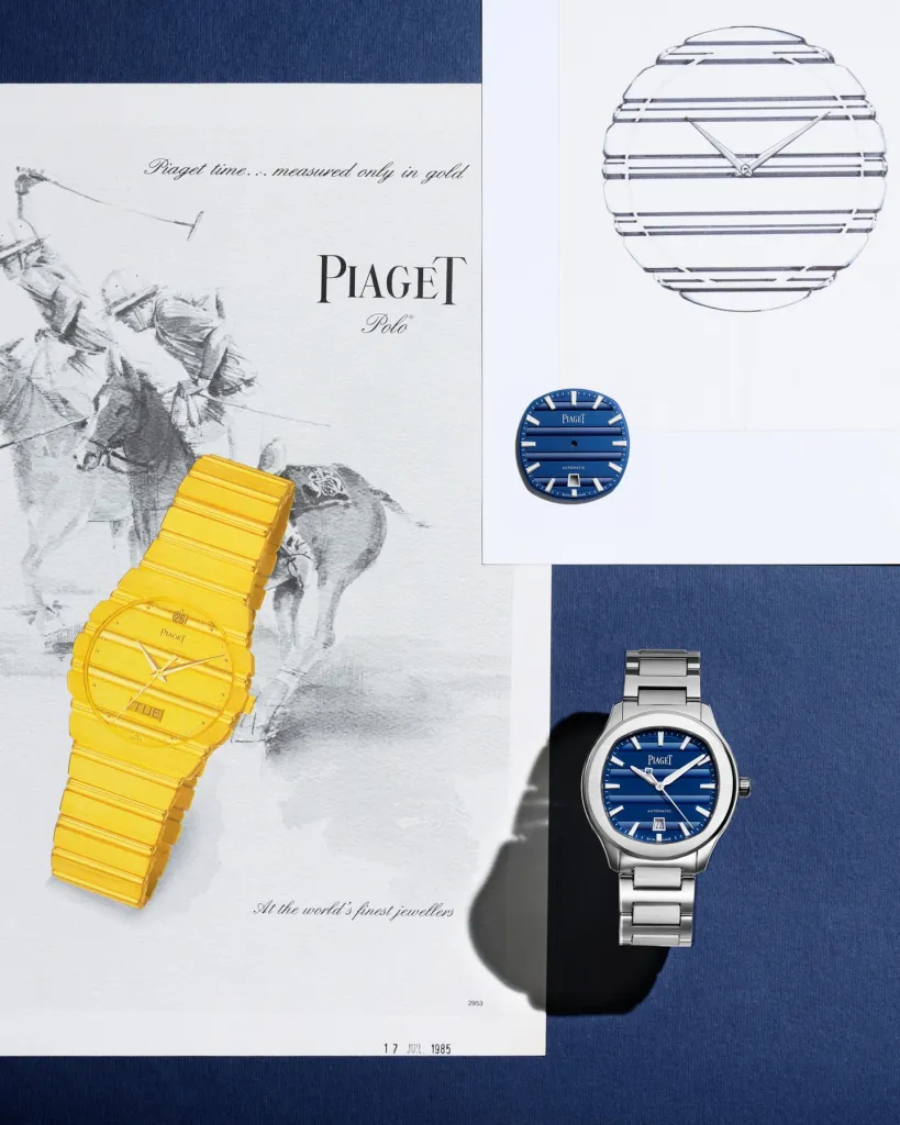 Piaget Polo Signature timepiece displaying refined gadroon surface articulation and light play