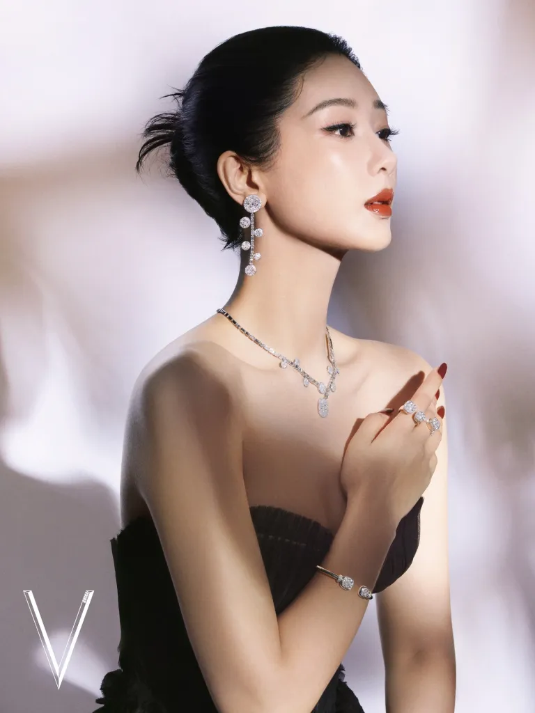Pomellato Iconica collection iconic jewellery styled in high fashion editorial setting