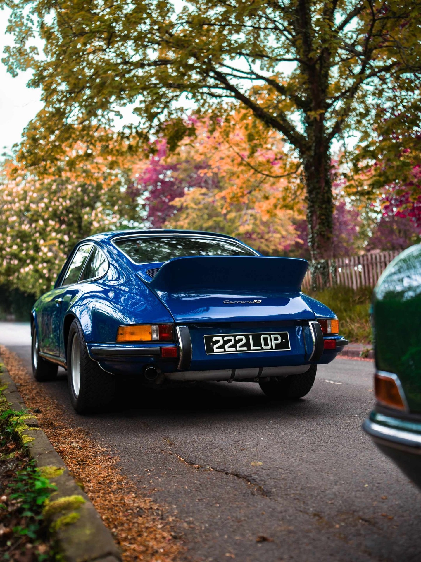 Detail view of Porsche's refined exterior surfaces and premium finishing, exemplifying luxury automotive craftsmanship