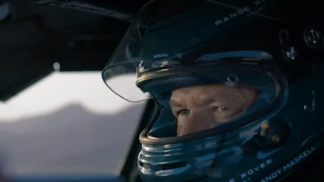 Range Rover Sport Electric ascending challenging Carrara marble mountain ridge