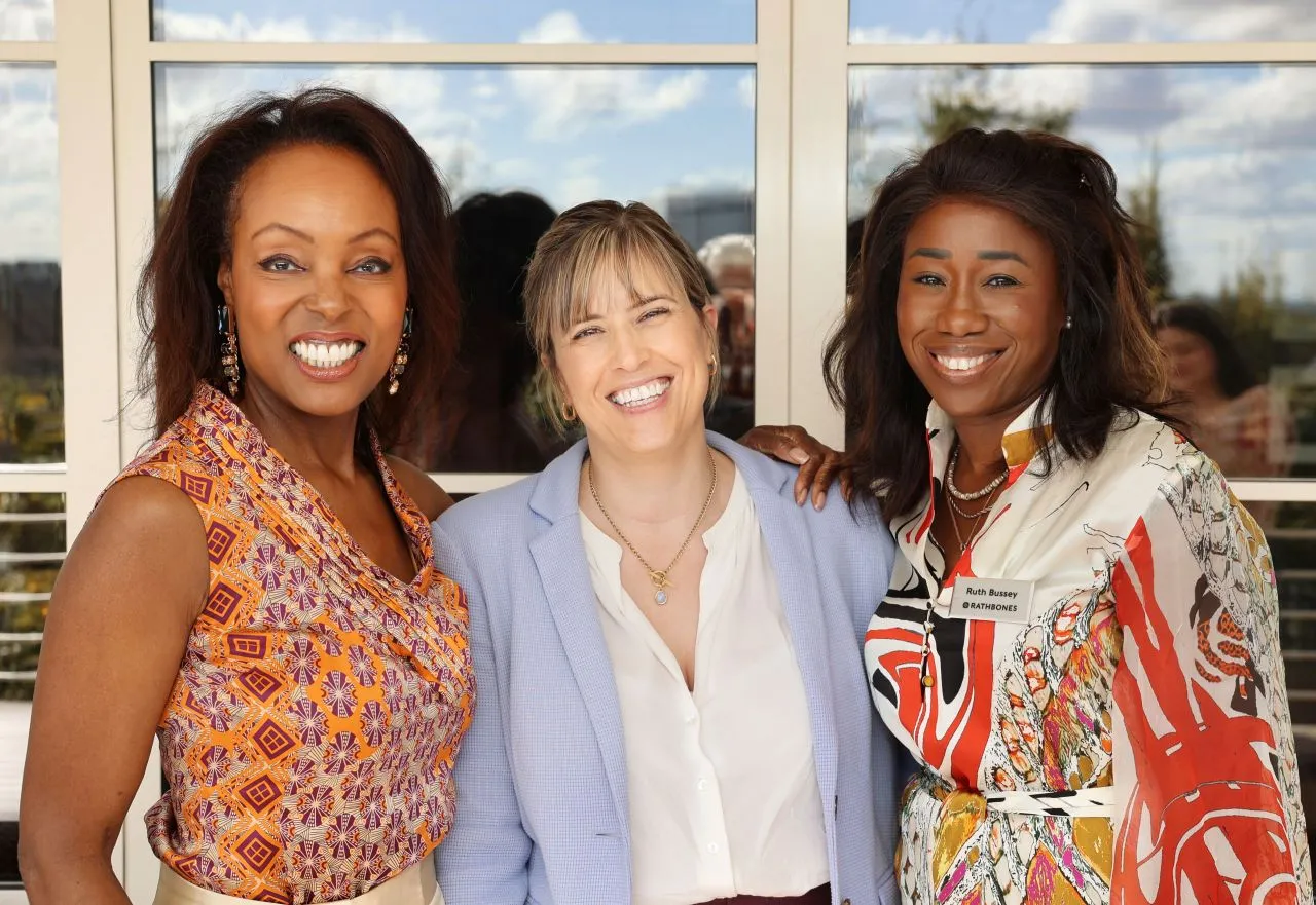Participants engaged in thoughtful conversation during the Exceptional Female Founders lunch event