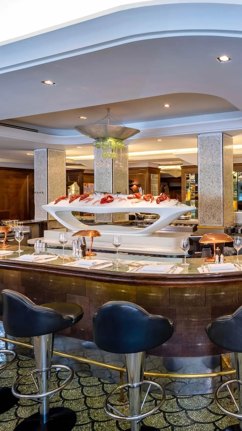 The crustacea bar at Scott's, Mount Street
