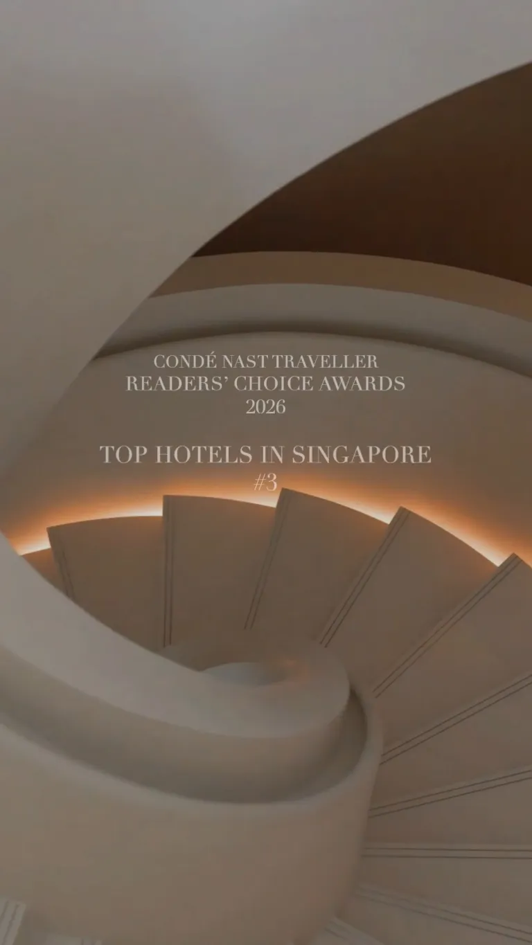 The Singapore EDITION hotel exterior and entrance, exemplifying contemporary luxury architecture in Singapore's skyline
