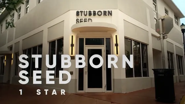 Chef Jeremy Ford in the kitchen at Stubborn Seed restaurant in Miami