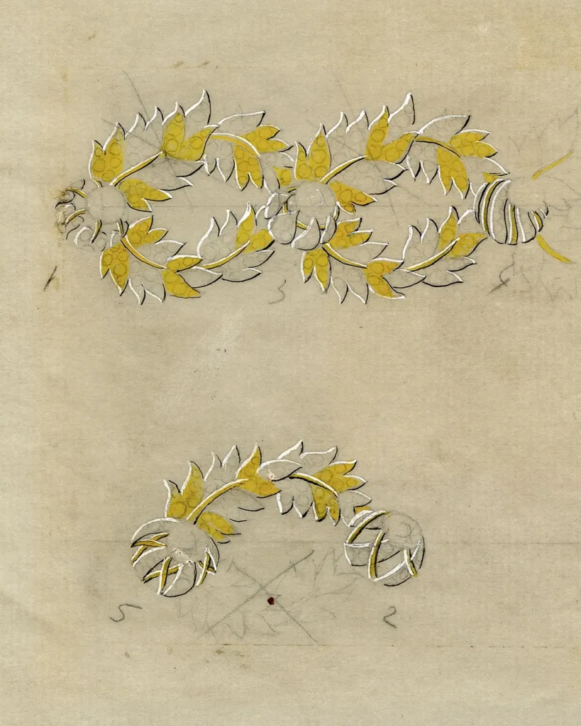 Detail of a luminous Schlumberger piece highlighting his masterful use of gemstones and light