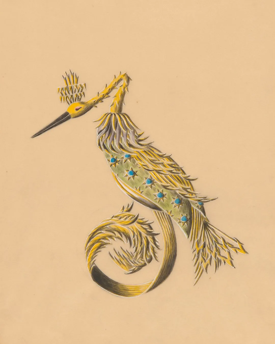 Schlumberger jewels arranged to trace the designer's artistic process and stylistic evolution
