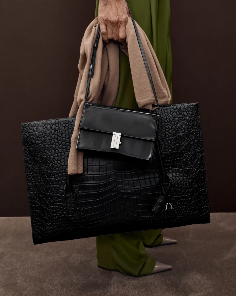 Contemporary separates combining classic tailoring with modern sensibility