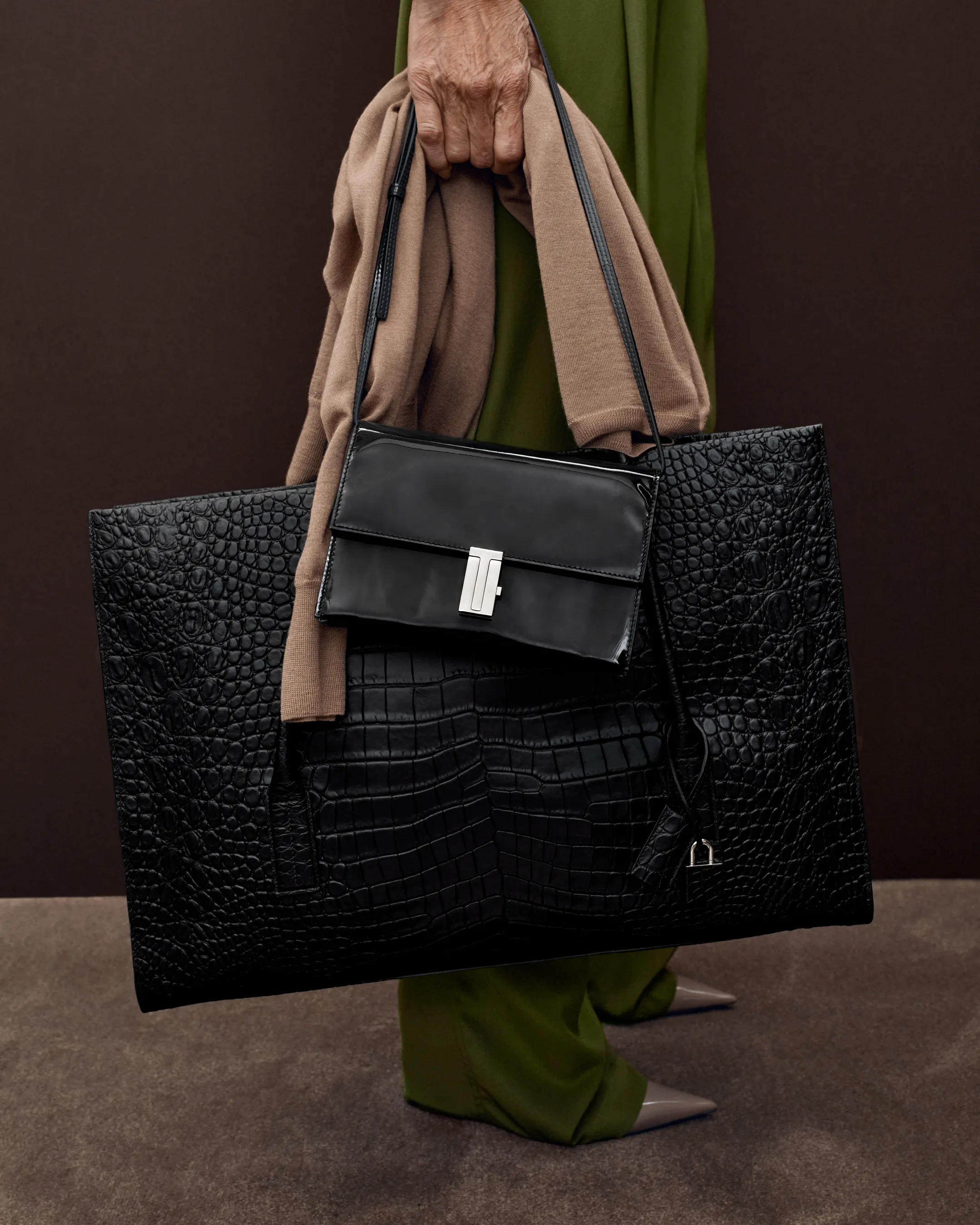 Contemporary separates combining classic tailoring with modern sensibility
