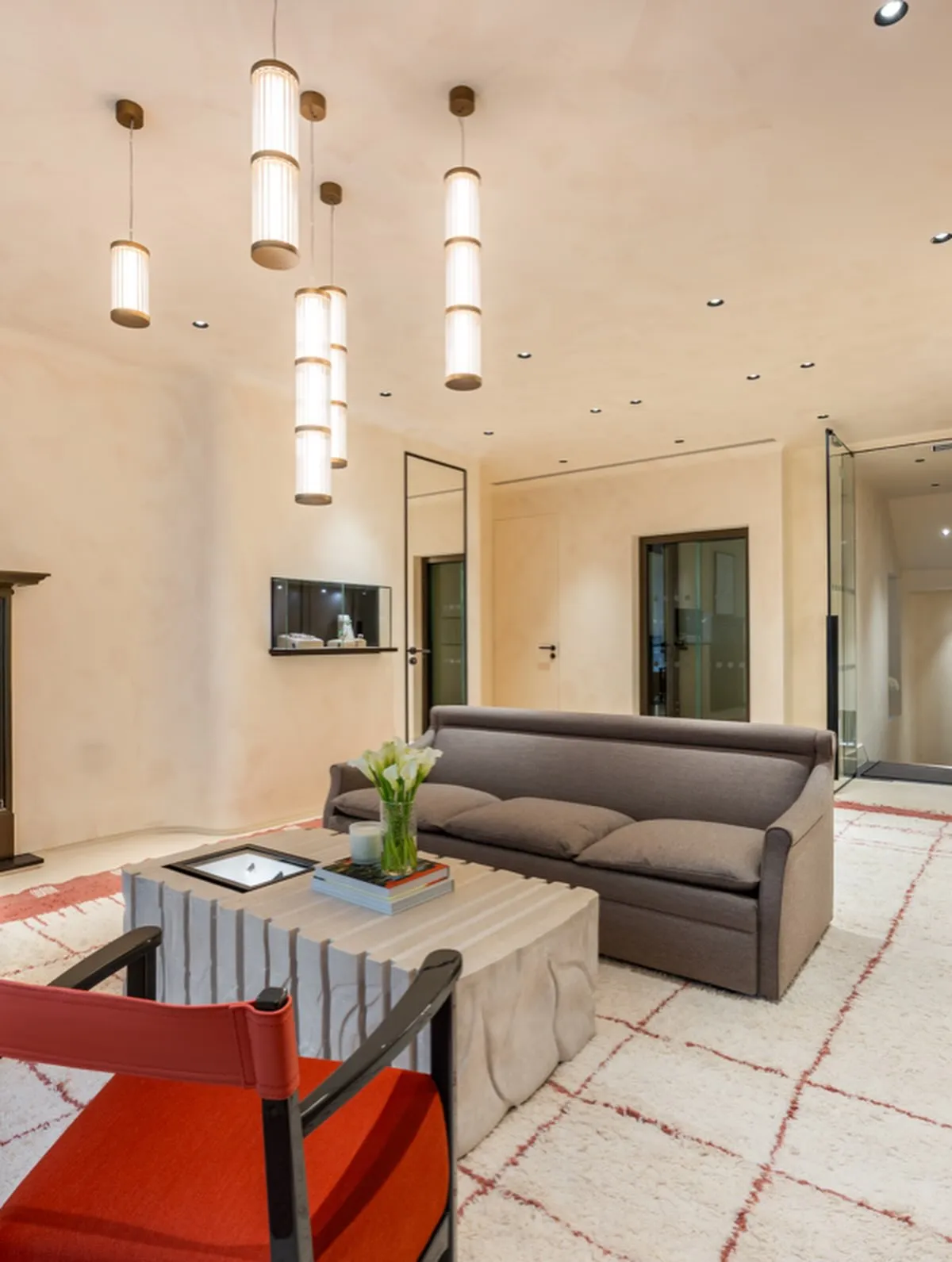 Sophisticated retail interior of the six-storey Vhernier boutique in London